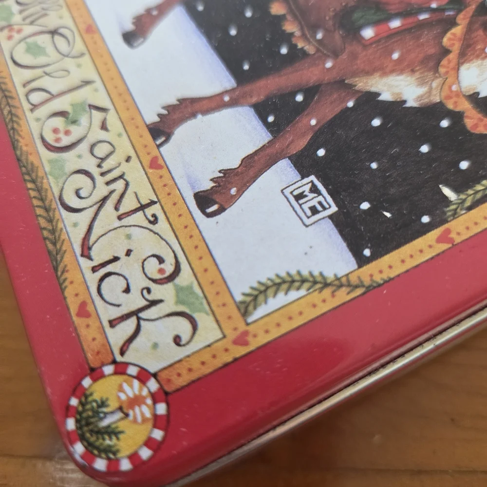 Mary Engelbreit Jolly Old Saint Nick Tin